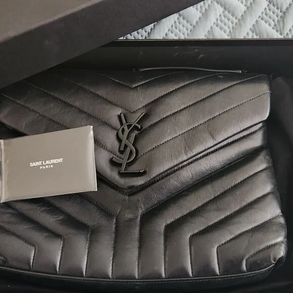 YSL- Saint Laurent Loulou Medium Shoulder bag - Picture 15 of 16